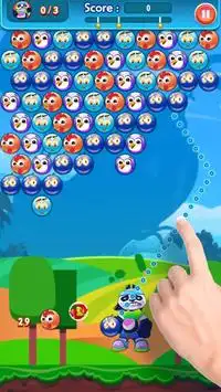 bubble panda shooter Screen Shot 0