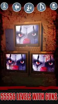 Horror games for girls: clown’s grandpa and night Screen Shot 0