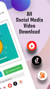 Video Downloader-ALL Social Media Video Download Screen Shot 2