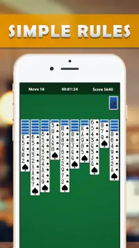 Spider Solitaire: Fun Card Game Screen Shot 2