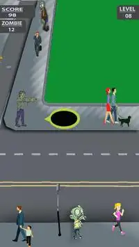 Hole for Zombies .io Screen Shot 1