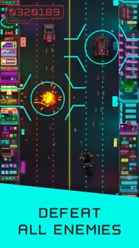 Cyberpunk Shooter: Arcade Offline Game Screen Shot 1