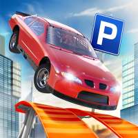 Roof Jumping Car Parking Games