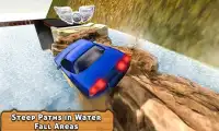 Vintage Car Impossible Driving - Cross 3D Bridge Screen Shot 3