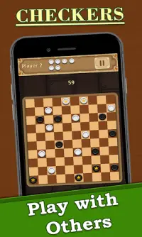 Checkers game : Draught , Dame board game Screen Shot 4