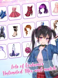 Anime Makeover Dress up Games Screen Shot 14