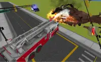 pompier camion sauver Screen Shot 4