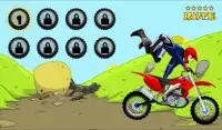 Motorcycle Hill Climb Racing Screen Shot 1