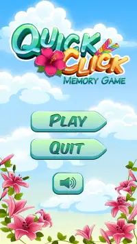 Memory games: Quick Click Matching games Screen Shot 0