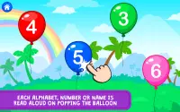 Balloon Pop : Preschool Toddlers Games for kids Screen Shot 2