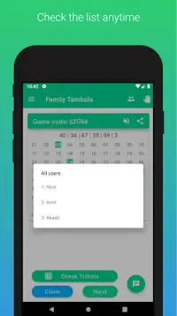 Family Tambola Board - Play Online - Housie Screen Shot 7
