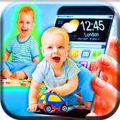 Virtual baby in phone Screen - Baby Phone