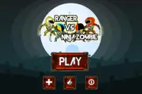 Ranger VS Ninja Zombie Screen Shot 1