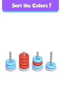 Hoop Stack - Color Puzzle Game Screen Shot 1