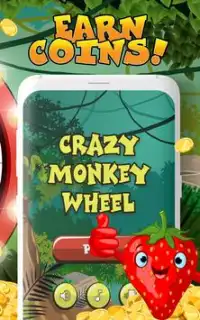 Crazy Monkey Wheel Screen Shot 2