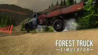 Permainan truk hutan Screen Shot 6
