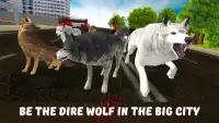 Angry Wolf City Attack Sim Screen Shot 0