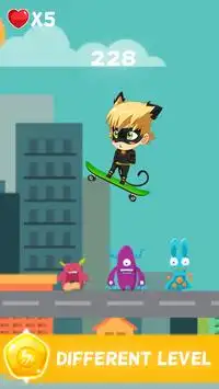 🐱 Super Pet Chat Noir - Chibi Screen Shot 1