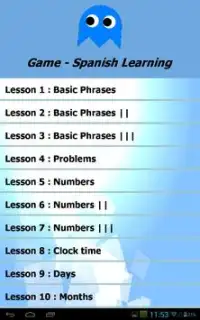 Game - Spanish Learning Screen Shot 0