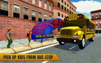 시티 학교 버스 코치 모의 실험 장치 2018 년 Screen Shot 0