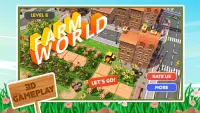 Modern farm world: Harvesting simulator Screen Shot 0