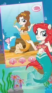 Sea Pony Princess Dress Up Game Screen Shot 2