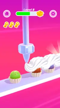 Perfect Cream: Cake Games Screen Shot 2