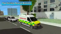 City Ambulance Rescue Mission & Driving Game 2020 Screen Shot 3