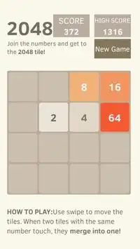 Free 2048 Screen Shot 6