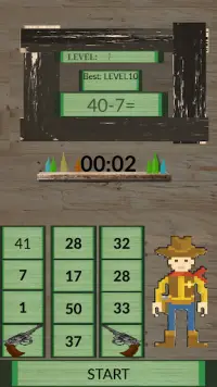 Math Cowboy Screen Shot 2