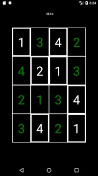 Sudoku Wear - Sudoku 4x4 for watch with Wear OS Screen Shot 6