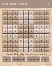Fast Sudoku Solver Screen Shot 2