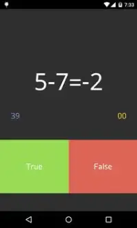 Maths Games- True Or False Screen Shot 1
