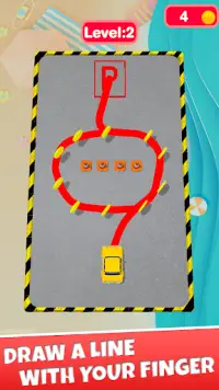 Draw Parking Car Game Screen Shot 4