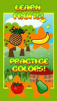 Fruit Game For Kids Color App Screen Shot 1