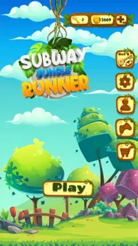 Subway Jungle Runner: Endless Run Jump Dash & Surf Screen Shot 2