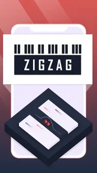 ZigZag™ 최소 라인 태핑 끝없는 러너 Screen Shot 0