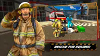 FireFighter Emergency Rescue Game-Ambulance Rescue Screen Shot 6