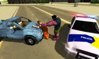 Incredible Superhero Police chase: Hunk Monster Screen Shot 0