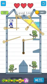 Pencil Boy -Pencilmation: Pull The Pin, save girl Screen Shot 5