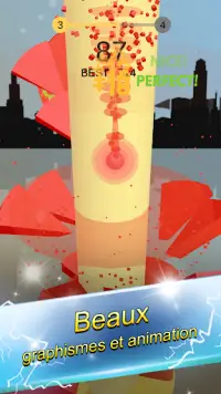 Helix Jump Ball-Crazy Spiral Game Screen Shot 2