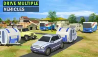 Camper Van Truck Driving Games Screen Shot 1