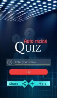 Auto racing Quiz Screen Shot 0