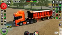 Game simulator truk jalan raya Screen Shot 2