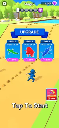 Dino Ninja Race Screen Shot 7