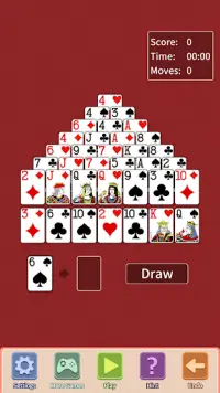 Pyramid Solitaire 3 in 1 Screen Shot 2
