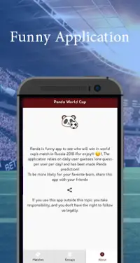 Panda prediction - World Cup Russia 2018 Screen Shot 3