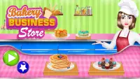 Toko roti bisnis: game memasak dapur Screen Shot 0