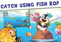 Fish Games For Kids | Trawling Penguin Games Screen Shot 0