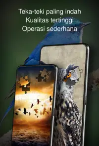 Puzzle dengan burung Screen Shot 1